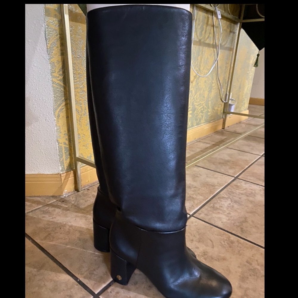 Tory Burch Tall Leather Boots. NWT.